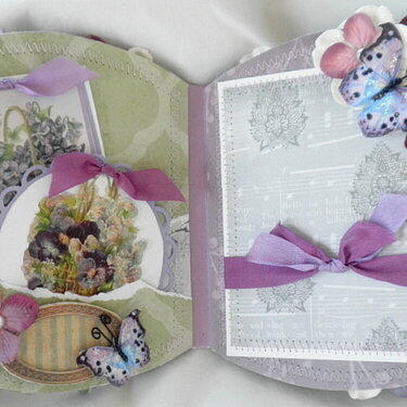 Butterfly Winter Pocket pages