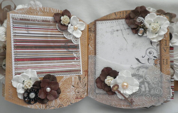 Vellum Pocket page from Shabby Chic Purse Album