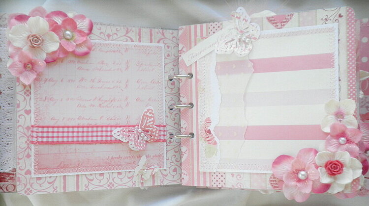 Love You Vellum Ribbon Pages