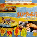 Graduation Scrapbook - Summer Vacation