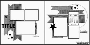 July Sketch Challenge - Double Layout Sketch - No. 4