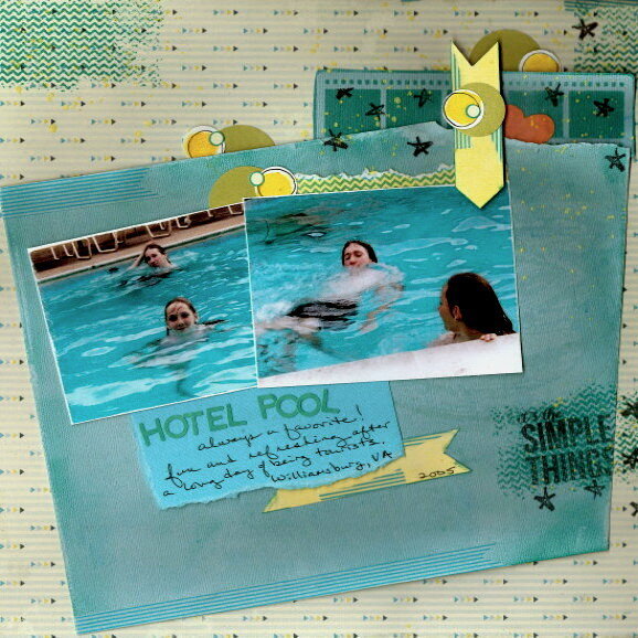 April color challenge - Hotel Pool