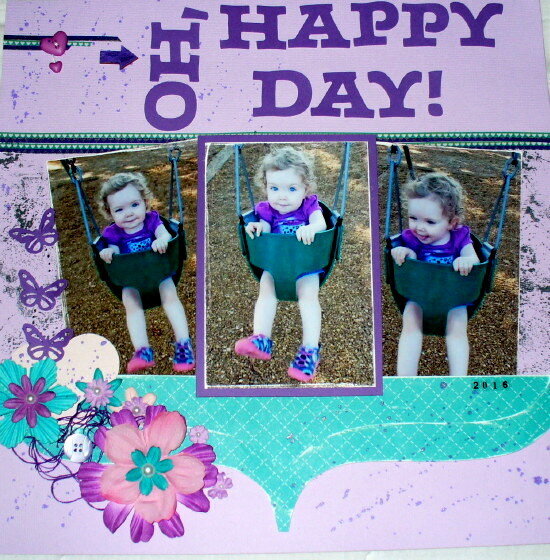 Oh, Happy Day - Sketch, Washi Tape, Triangle Visual, Die Cutters, April Artistic