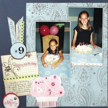 DW'08 ~ June birthday girl ~ also Lori challenge, use scraps