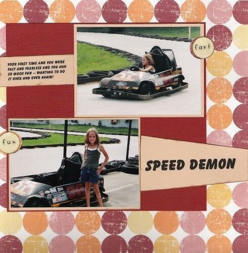 Magazine Challenge ~ 2 photo LO ~ Speed Demon