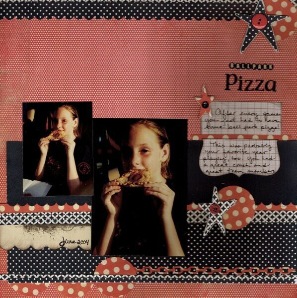 CG 2012 - ballgame pizza - bookmarks challenge