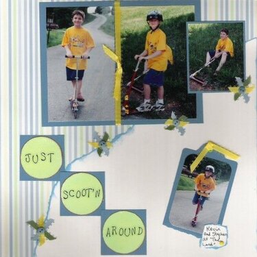 Scraplift Challenge #13 ~ Just Scoot&#039;n Around