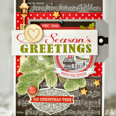 Season's greeetings card by Marina Gridasova