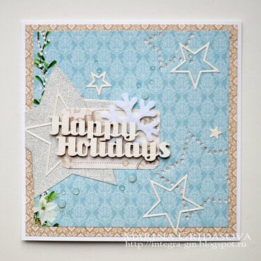 Happy Holidays card by Marina Gridasova