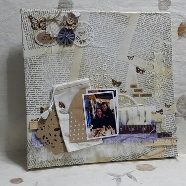 Our Mixed Media canvas