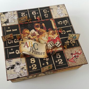 An ABC Primer Altered Box with album