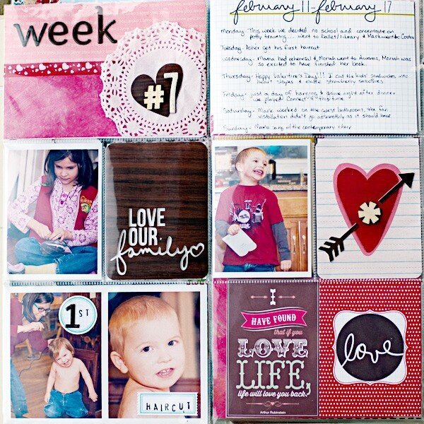 Project Life 2013 - Week 7 - Left