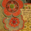 Families are Forever flower and journal detail