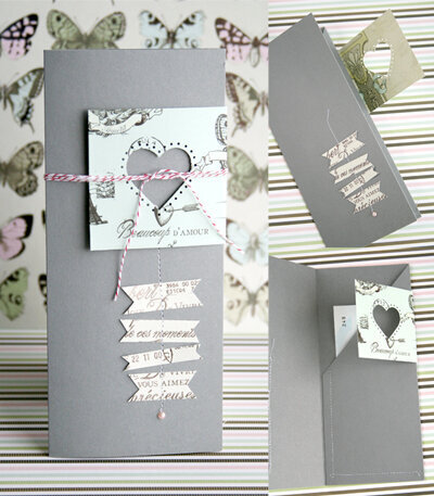 Beaucoup d&#039;Amour check or money-holder card