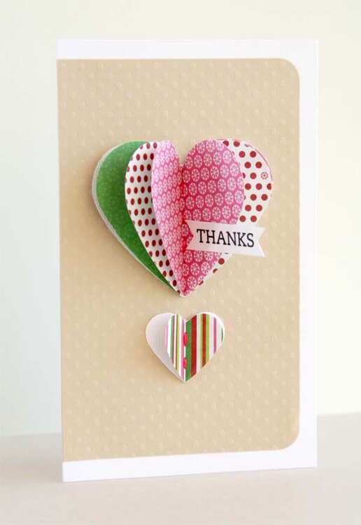 Heart-Air Balloon Card