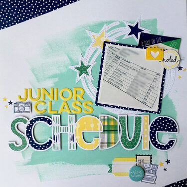 Junior Class Schedule