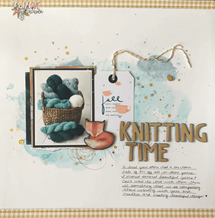 Knitting Time *Cocoa Daisy*