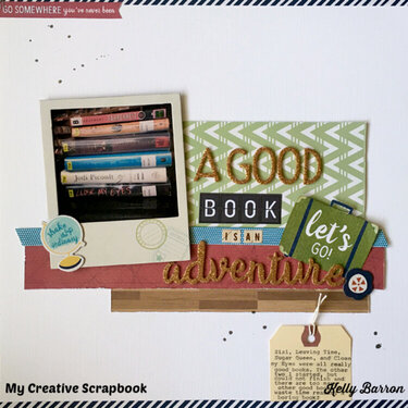 A Good Book Is An Adventure *My Creative Scrapbook*