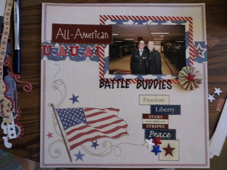 all american battle buddies-Jan scrap from your favs challenge