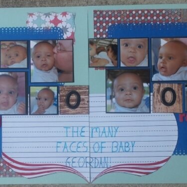 The many faces of baby geordan
