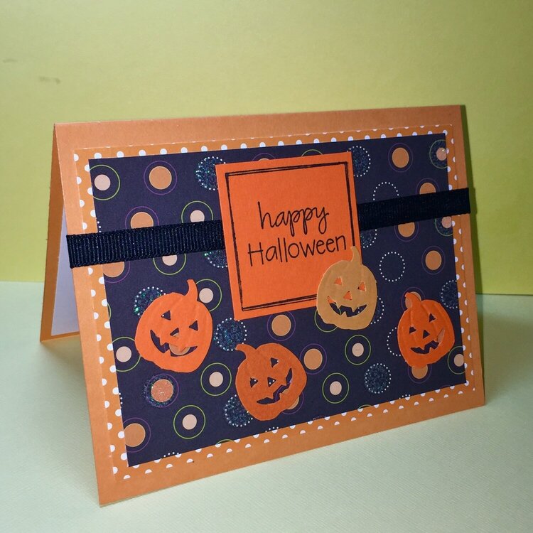 Happy Pumpkins Halloween Card