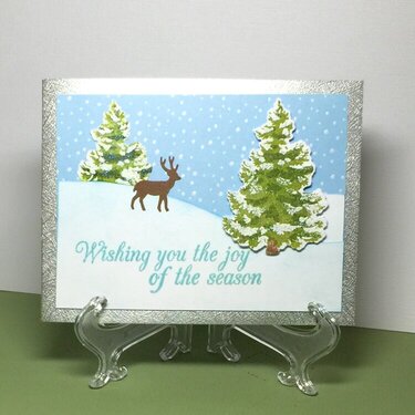 Snow and Trees Card
