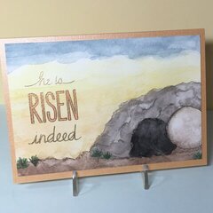 Easter He Is Risen card