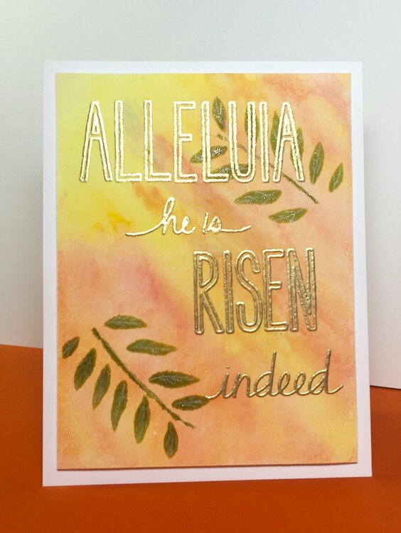 Alleluia Easter Card