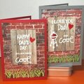 Brick Wall Father's Day Cards