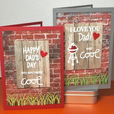 Brick Wall Father&#039;s Day Cards