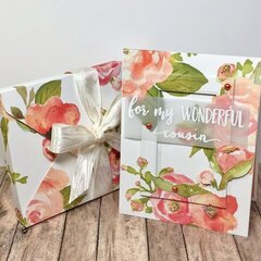 Floral Card with Box