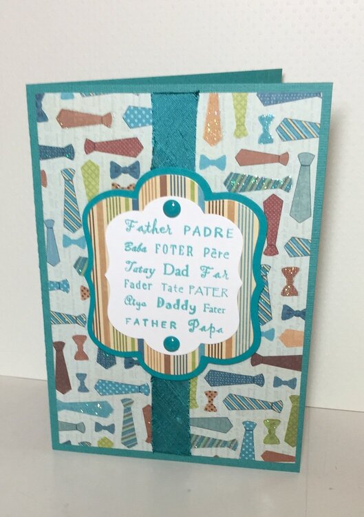 Father&#039;s Day Card, Multi-lingual title