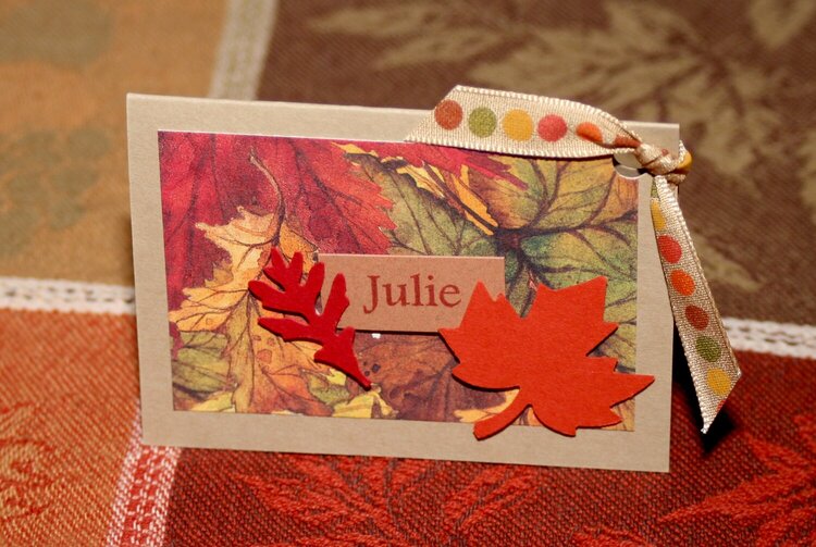 Thanksgiving Place Card