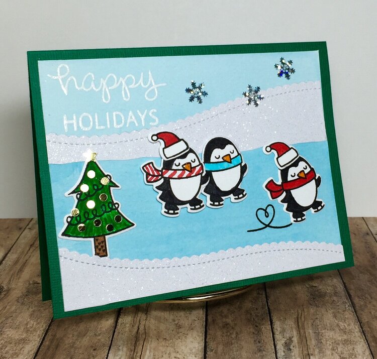 Happy Holidays Penguins