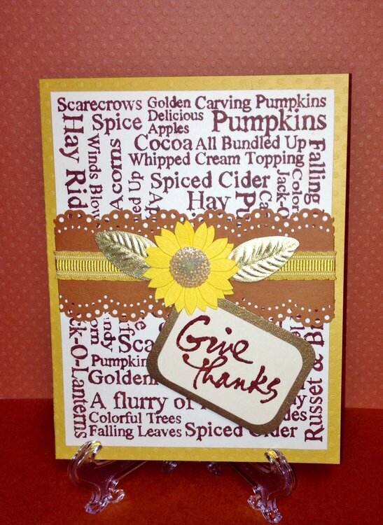 Give Thanks Card