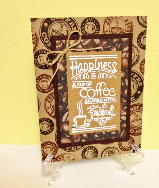 Happiness Coffee Card