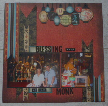 Blessing from an old Monk