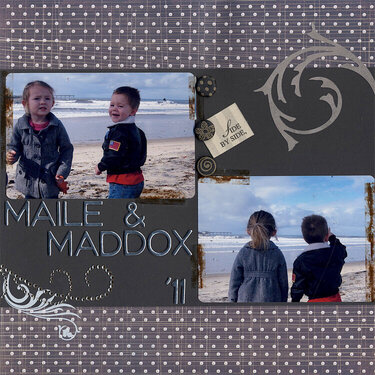 Maile &amp; Maddox at the beach