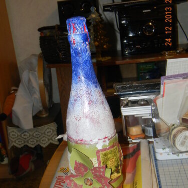 new year decoupage for champaign