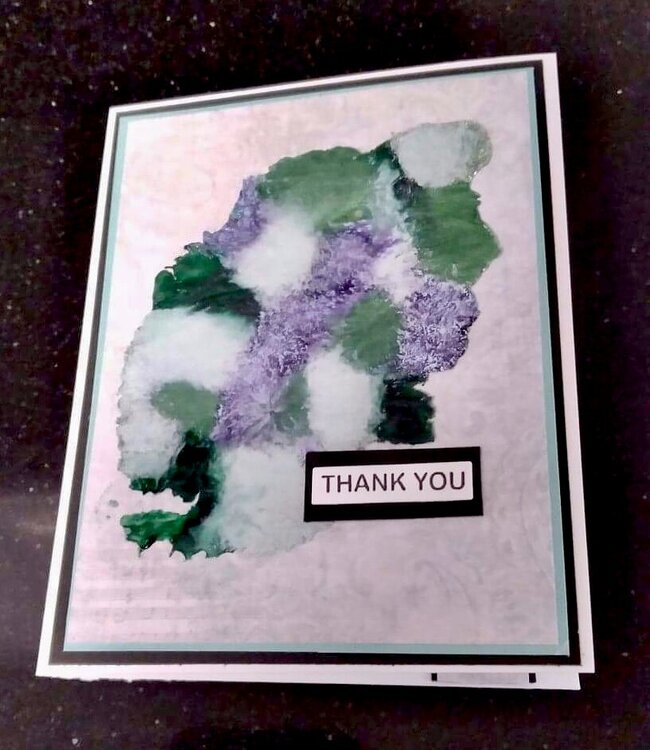 Thank You card ( plus close-up)