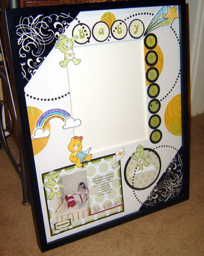 Aponte Baby Shower gift - 16x20 matted &amp; framed