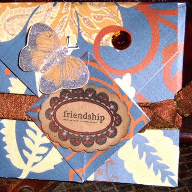 Friendship - fun fold card