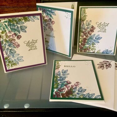 Card for Felicia w/ set of 3 cards as gift