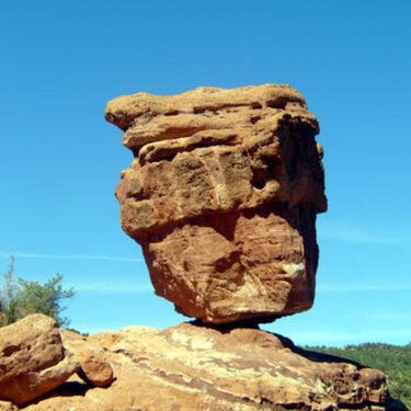 Balanced Rock - garden of the gods