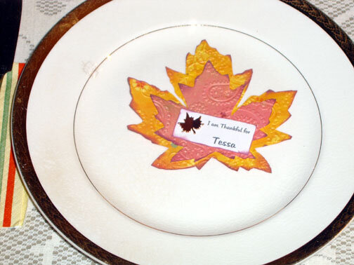 Thanksgiving Placecard - Tessa