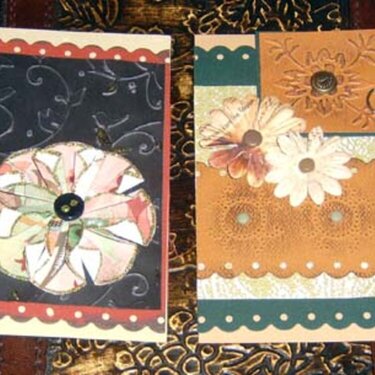 embossed &amp; paper pierced cards