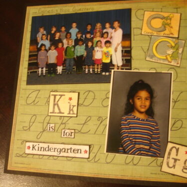 K is for Kindergarten