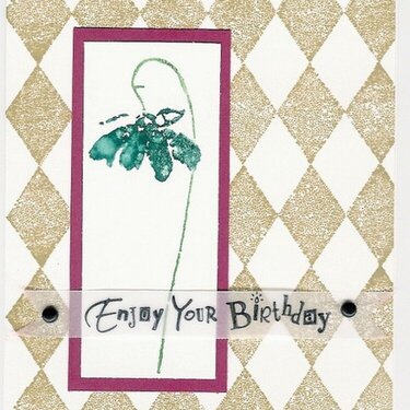 Enjoy Your Birthday Card