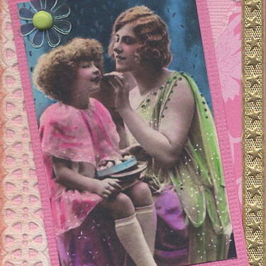 90% Pink Vintage ATC Swap (Sphinx Group)