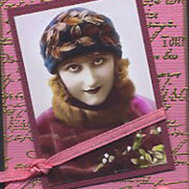 90% Pink Vintage ATC Swap (Sphinx Group)